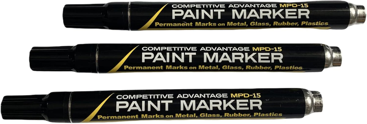 MPD-15 Enamel Paint Markers | 3 Pack – Assorted Colors
