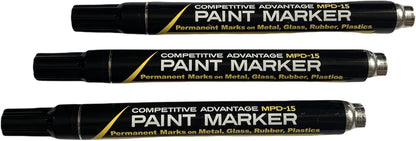 MPD-15 Enamel Paint Markers | 3 Pack – Assorted Colors