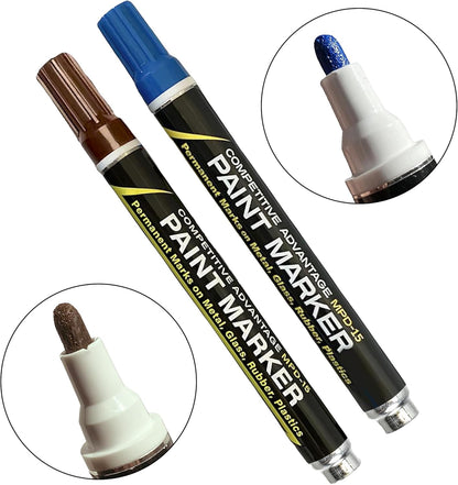 MPD-15 Enamel Paint Markers | 2 Pack - Blue & Brown