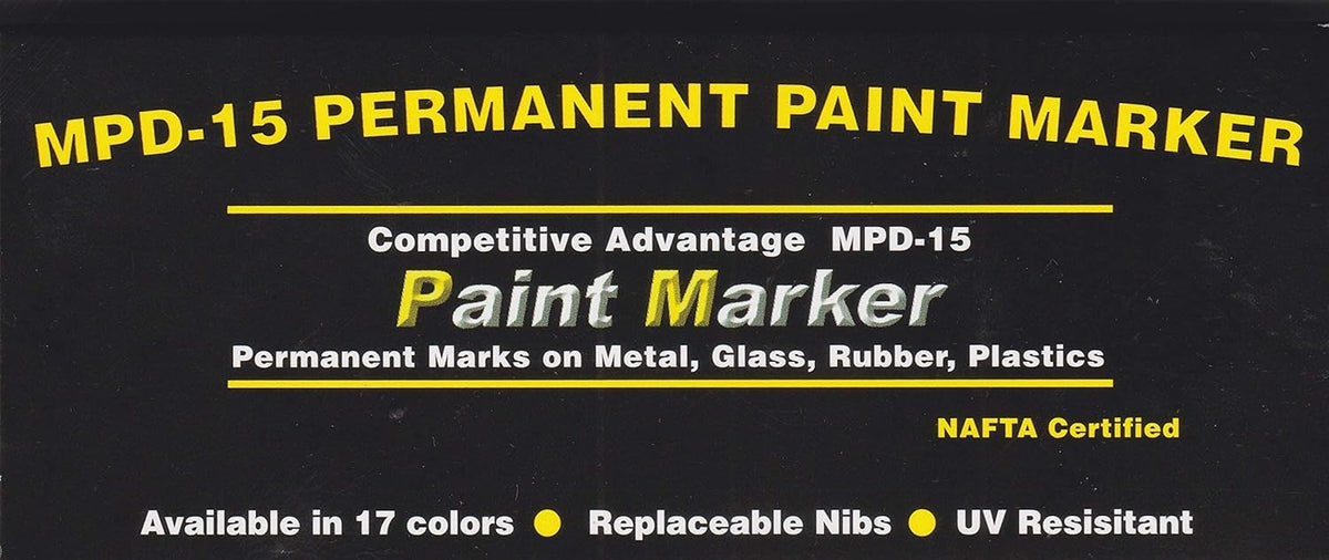 MPD-15 Enamel Paint Markers | 4 Pack - Midnights Tones (Matte Black, Brown, Green, Grey)