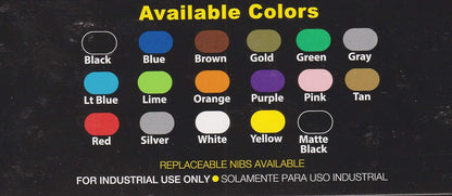 MPD-15 Enamel Paint Markers | 3 Pack – Assorted Colors