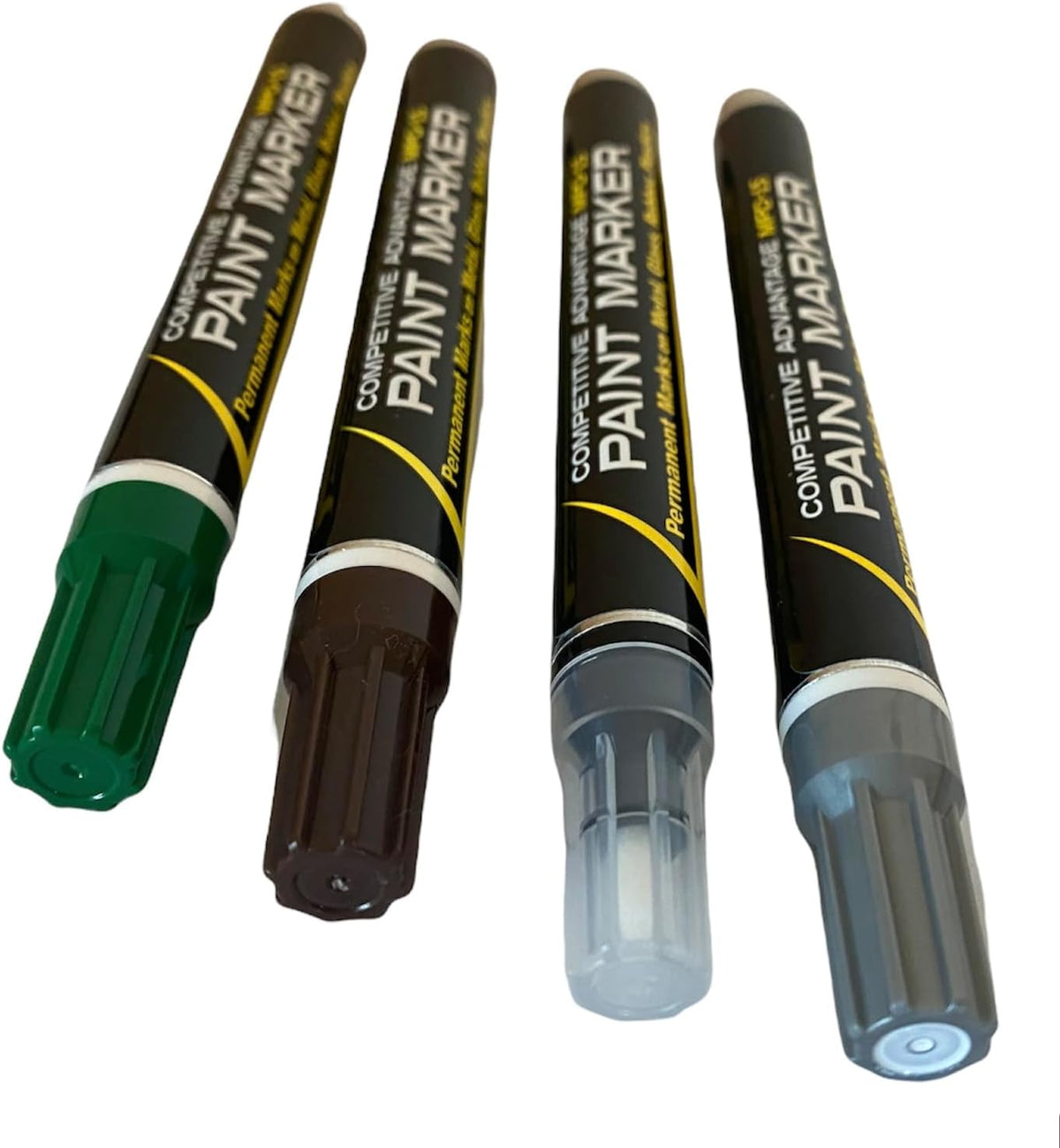MPD-15 Enamel Paint Markers | 4 Pack - Midnights Tones (Matte Black, Brown, Green, Grey)