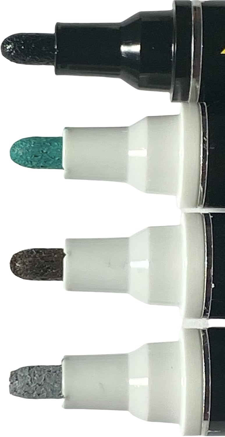 MPD-15 Enamel Paint Markers | 4 Pack - Midnights Tones (Matte Black, Brown, Green, Grey)