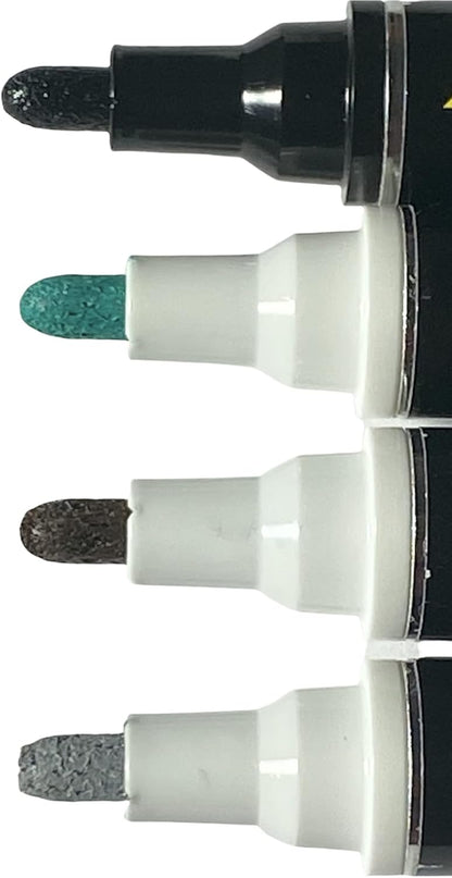 MPD-15 Enamel Paint Markers | 4 Pack - Midnights Tones (Matte Black, Brown, Green, Grey)