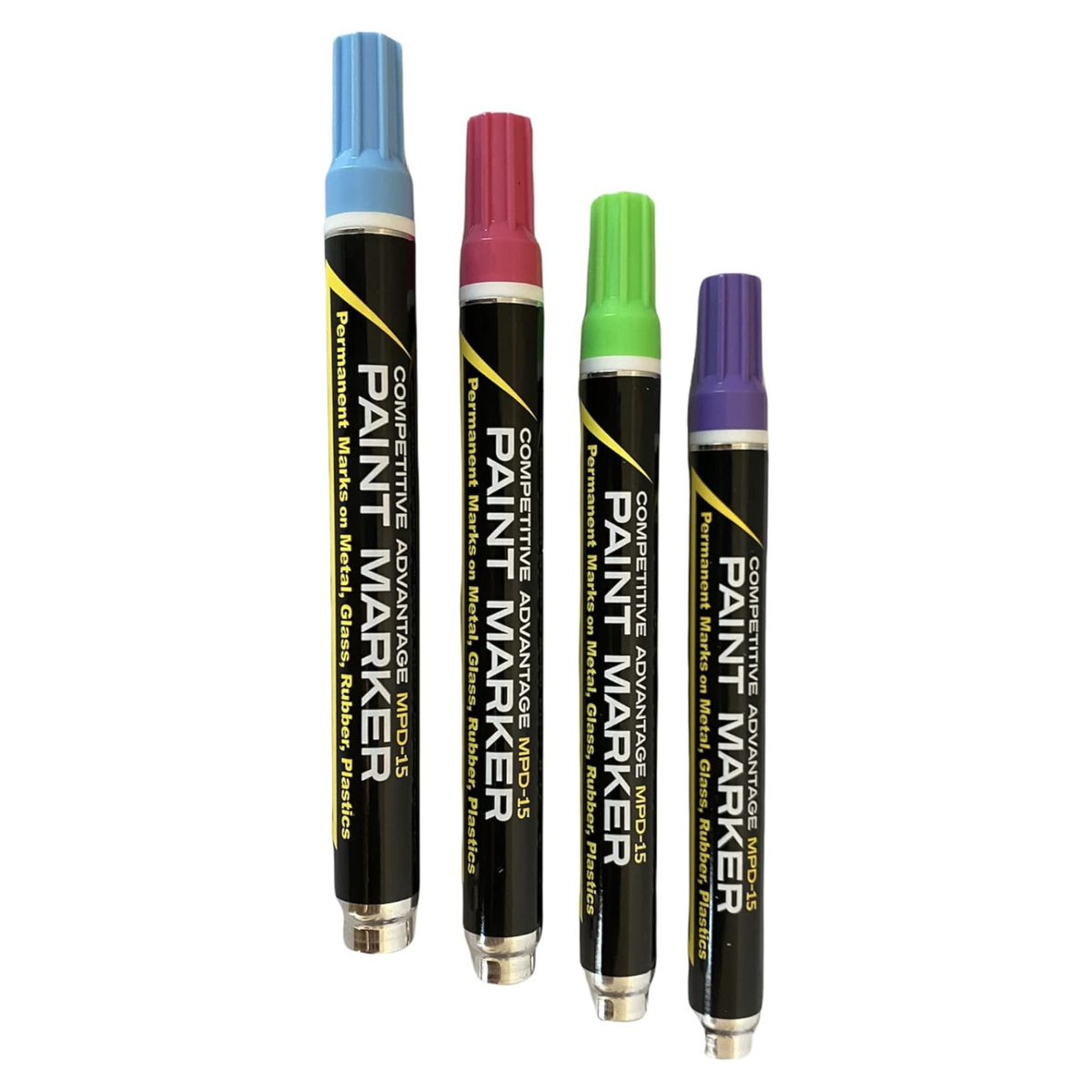 MPD-15 Enamel Paint Markers | 4 Pack - Mood Tones (Purple, Lt. Green, Lt. Blue, Pink)
