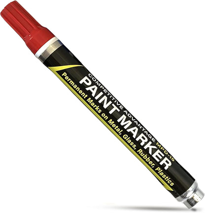MPD-15 Enamel Paint Markers | 2 Pack - Red & Silver