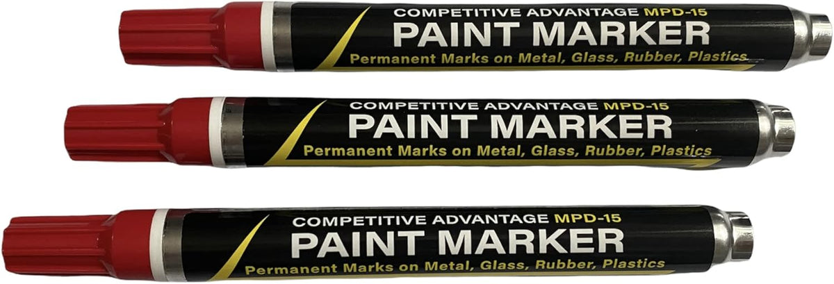 MPD-15 Enamel Paint Markers | 3 Pack – Assorted Colors