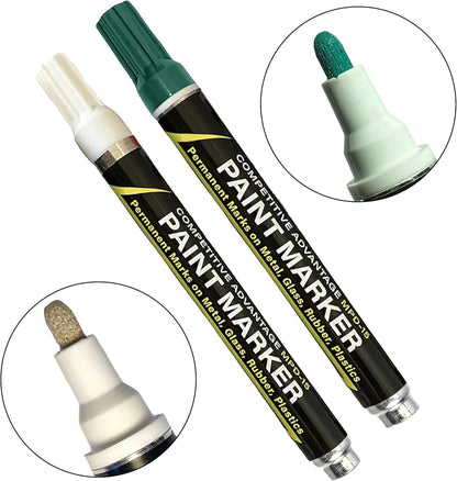 MPD-15 Enamel Paint Markers | 2 Pack - Green & Tan
