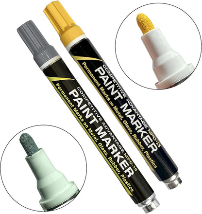 MPD-15 Enamel Paint Markers | 2 Pack - Gray & Yellow