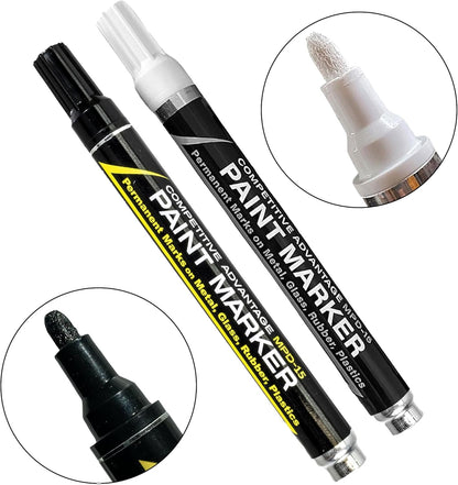 MPD-15 Enamel Paint Markers | 2 Pack - White & Black